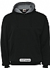 Sudadera Infantil Con Capucha Combinada Madrid Joylu - Color Negro/Gris